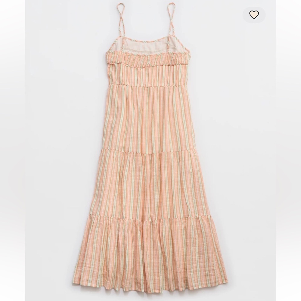 Aerie Striped Tiered Maxi Dress size XL NWT - Picture 2 of 7